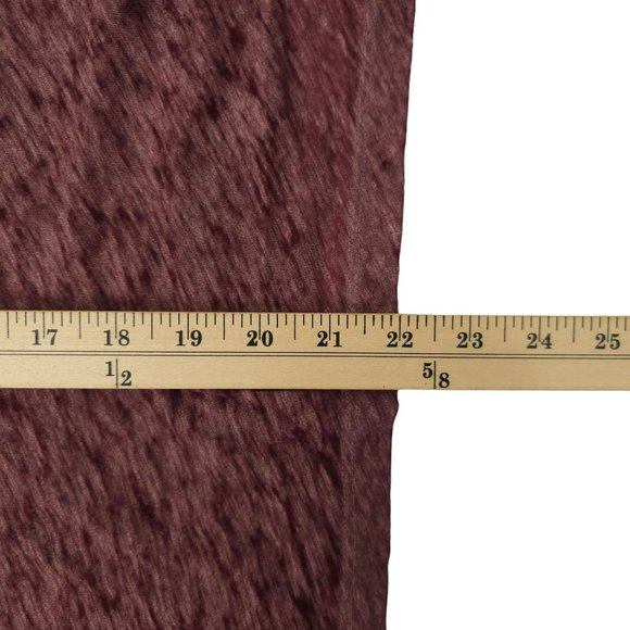 American Eagle Open Front Hooded Cardigan Womens Size S Lightweight Burgundy - Picture 7 of 16